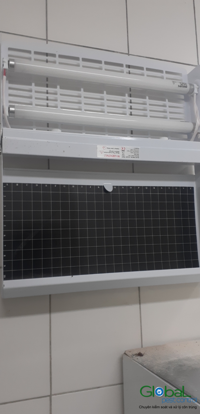 Lắp đặt đèn diệt côn trùng nhà máy thực phẩm